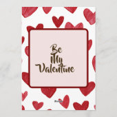 Carte de vœux de la Saint-Valentin pour les êtres  (Dos)