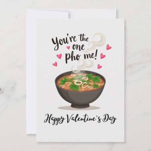 Carte de vœux de la Saint-Valentin pour Pho (Devant)