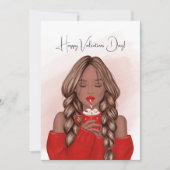 Carte de vœux de la Saint-Valentin pour un Chocola (Devant)