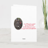 Carte de vœux de la Saint-Valentin "Sois mon Valen (Dos)