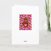 Carte de voeux de la Saint-Valentin Teddy Bear (Dos)