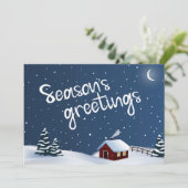 Carte de voeux de la saison (Debout devant)