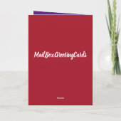 Carte de voeux de la saison d'action de grâce de r (Dos)