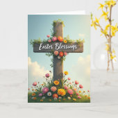 Carte de vœux de la saison des fleurs (Fleur jaune)