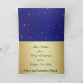 Carte de voeux de la saison des vacances de Jack (Intérieur)