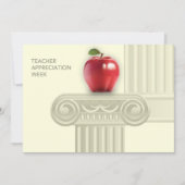 Carte de voeux de la semaine d'appréciation de l'e (Devant)