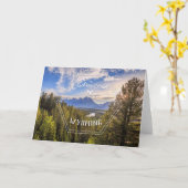 Carte de voeux de la série 01 de Jackson Hole (Fleur jaune)