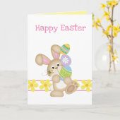 Carte De Voeux De La Tour Des Oeufs De Pâques Colo (Fleur jaune)