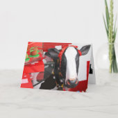 Carte de voeux de la Vache Sainte (Devant)