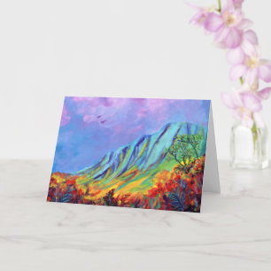 Carte de vœux de la vallée de Kalalau à Kauai