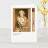 Carte de voeux de l'actrice Ellen Terry (Fleur jaune)