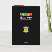 Carte de voeux de l'année prochaine à Jérusalem (Dos)