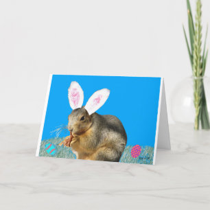 Carte de voeux de lapin de Melvin