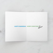 Carte de voeux de l'Arbre de Noël de l'étoile de D (Intérieur)