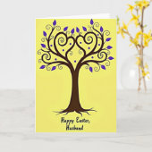 Carte de vœux de l'arbre sincère (Fleur jaune)