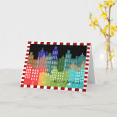 Carte de voeux de l'architecte retraité (Fleur jaune)