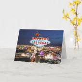 Carte de voeux de Las Vegas (Fleur jaune)