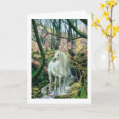 Carte de voeux de l'atelier d'Elfland (Fleur jaune)