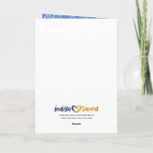 Carte de voeux de l'empereur Penguin de la faune (Dos)