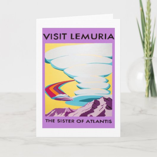 Carte de voeux de Lemuria de visite (Devant)