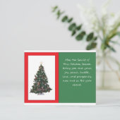 Carte de vœux de l'esprit des fêtes (Debout devant)