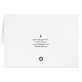 Carte de voeux de l'état de l'Oregon (Dos Horizontal)