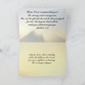 Carte de voeux de lever de soleil de 1:9 de Joshua (Intérieur)