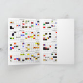 Carte de voeux de l'heure de l'étiquette 2017 (Intérieur)