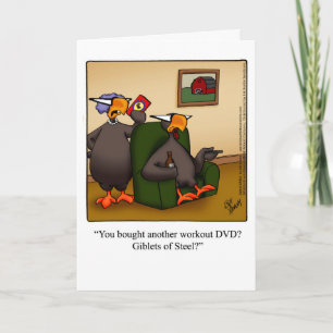Carte de voeux de l'Humour de Thanksgiving "Specti