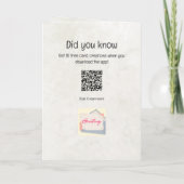 Carte de vœux de l'IA (Dos)