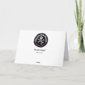 Carte de voeux de l'Île déserte (Dos)