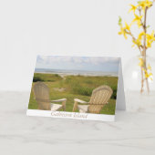 Carte de voeux de l'île Galveston (Fleur jaune)