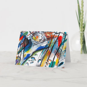 Carte de voeux de l'improvisation 28 de Kandinsky