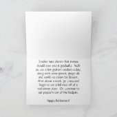 Carte de voeux de l'infirmière retraitée amusante (Intérieur)