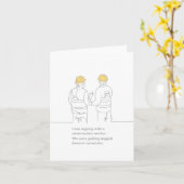 Carte de voeux de l'ingénieur structurel Funny Arc (Fleur jaune)