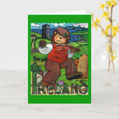 Carte de voeux de l'Irlande (Fleur jaune)