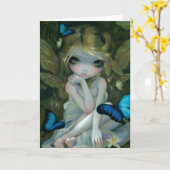 Carte de voeux de "lis" (Fleur jaune)