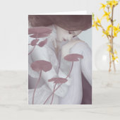 Carte de voeux de "lis" (Fleur jaune)