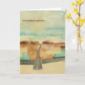 Carte de voeux de livraison (Fleur jaune)