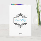 Carte de voeux de L'Oiseau Volage (Dos)