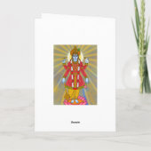 Carte de vœux de Lord Vishnu (Dos)
