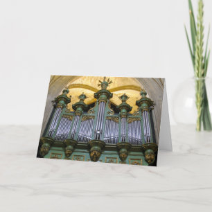 Carte de vœux de l'orgue d'Aix-en-Provence