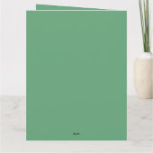 Carte de voeux de luxe (Dos)