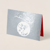 Carte de voeux de luxe 2020 Chinese Metal Rat Year (Devant)