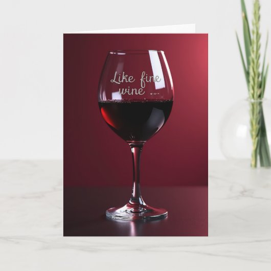 Carte de vœux de luxe pour anniversaire (Devant)