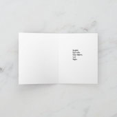 Carte de voeux de ma propre langue (Intérieur)