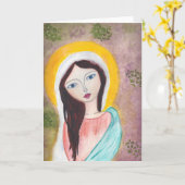 Carte de voeux de Madonna (Fleur jaune)