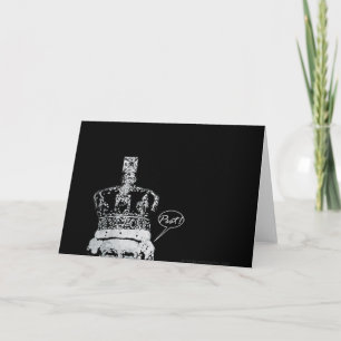 Carte de voeux de majesté de piaulement