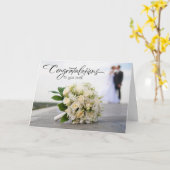 Carte de Vœux de Mariage (Fleur jaune)