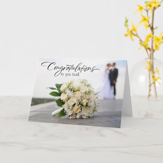 Carte de Vœux de Mariage (Fleur jaune)